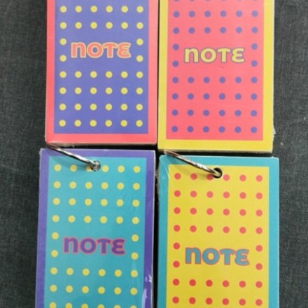 Polka Dot Collection Vocabulary Notebook (54*90mm) (100 Sheets)