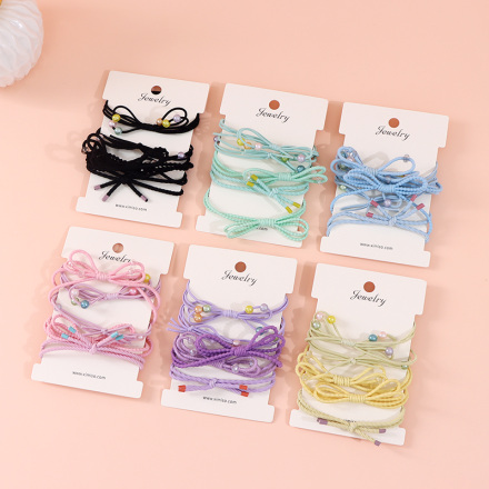 Trendy Knot Hair Tie Set of 5 Pieces