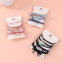 Simple Rings Bow Hair Tie Set of 5 PCS