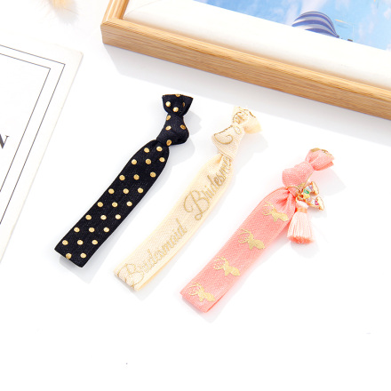 Delicate Golden Deer Hair Tie