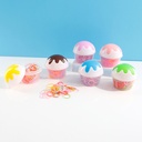 Ice Cream Shaped Bottle Disposable Hair Tie 100 PCS