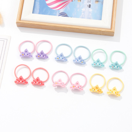 Sweet Crown Hair Tie for Kids 2PCS