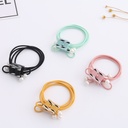 Artificial Pearls Bow Knot Rubber Band Set