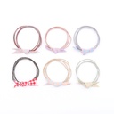Golden Knot Hair Rope 2PCS