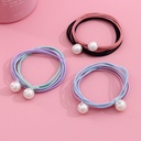 Three Layers Imitation Pearl Hair Ropes 2PCS