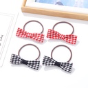 مجموعة ربطات شعر Houndstooth