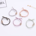 High-elastic Knitting Knot Hair Rope