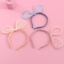 Round Ear Star Gauze Kids Hair Band