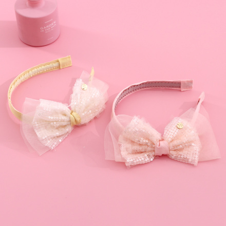 Sequin Gauze Kids Hair Band