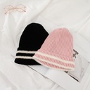 Striped Knit Beanie