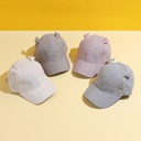 Lovely Striped Deer Ears Baseball Cap for Kids