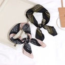 Elegant Checks Pattern Square Scarves