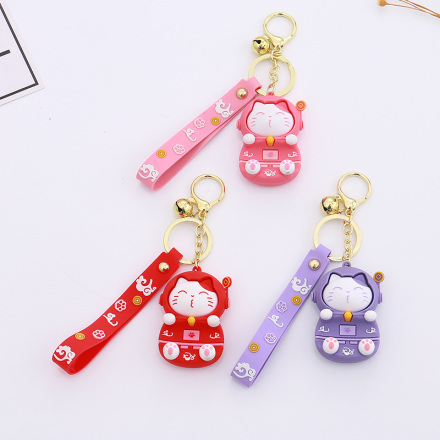 Fortune Cat Mobile Phone Holder Charm