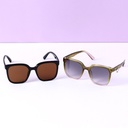 Stylish Metal EmbellishedSunglasses