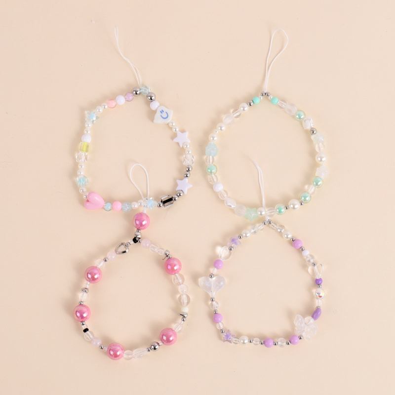  Spring and Summer New Decorative Beaded Keychain #8