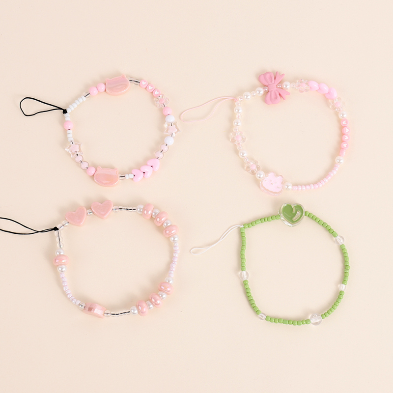  Spring and Summer New Decorative Beaded Keychain #6