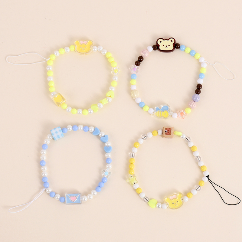  Spring and Summer New Decorative Beaded Keychain #2