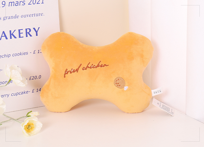 Fried chicken leg bone headrest