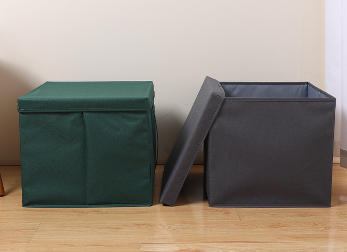 Large plain cloth storage box