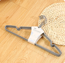 PVC Clothes Hanger 10 Pieces(Silver)