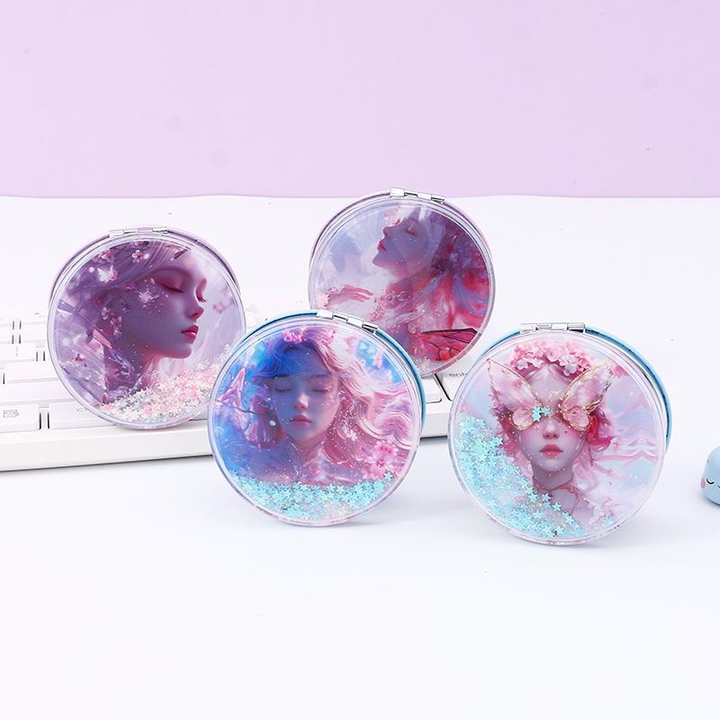 Dream girl series Quicksand round body mirror
