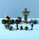 Military Toys Series - Fighter Aircraft Garrison Troops Set