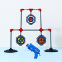 Rotary Revolver Soft Bullet Gun Toy (2-in-1 Three Targets)