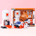 Aerospace Rocket (Electric) + Space Capsule + Motorcycle Toy Set