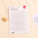 Transparent double hook adhesive hook (6pcs)