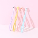 Multicoloured ten-bristle toothbrush (2 sets)