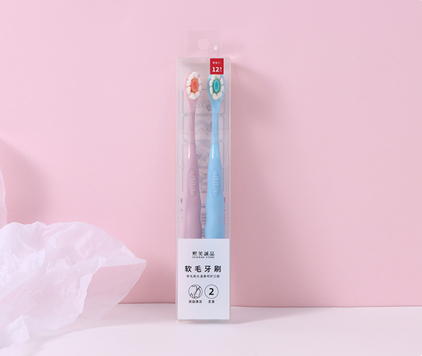 Multicoloured Gingival Soft Bristle toothbrush (2 sets)