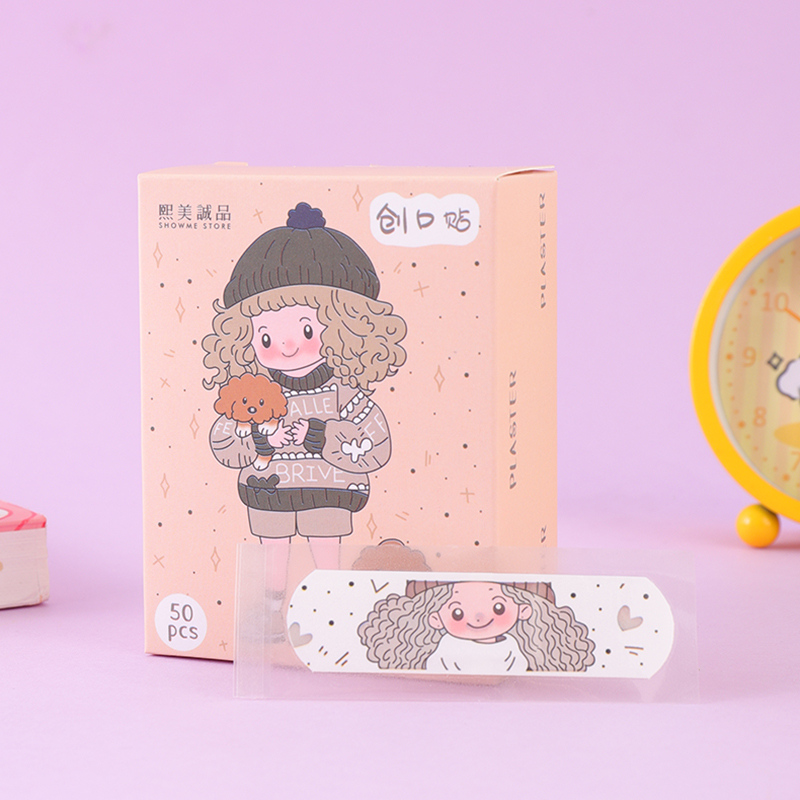 Instant Noodles Girl Band Aid (50 pieces)