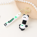cute Retractable panda keychain