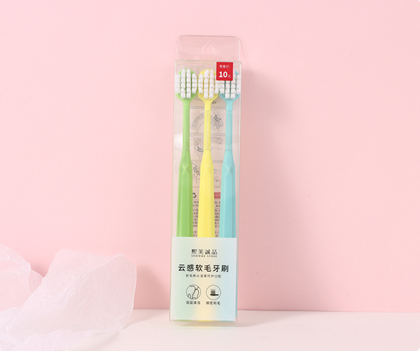 Soft toothbrush (3 sets)
