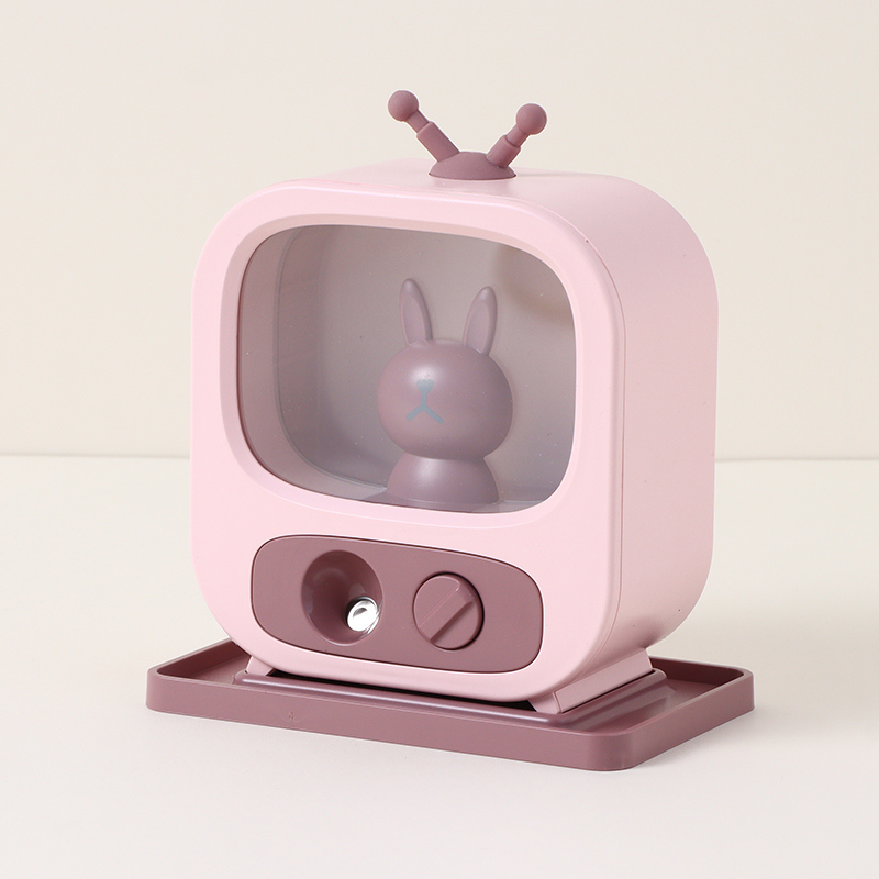 Cute Bunny TV Shaped Humidifier (Pink) LT-9037
