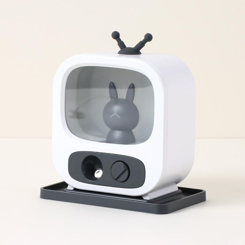 Cute Bunny TV Shaped Humidifier (White) LT-9037