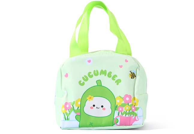 V Family Square Lunch Bag (Cucumber)