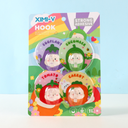 V Family Round Sticky Hooks 4 PCS