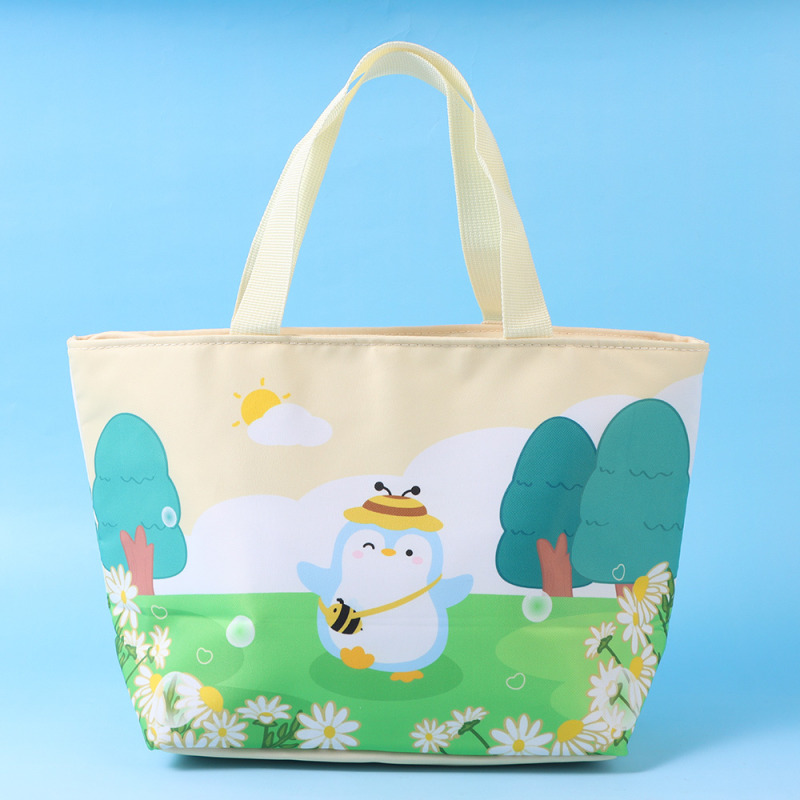 Outing Diary Trapezoid Lunch Bag (Yellow)