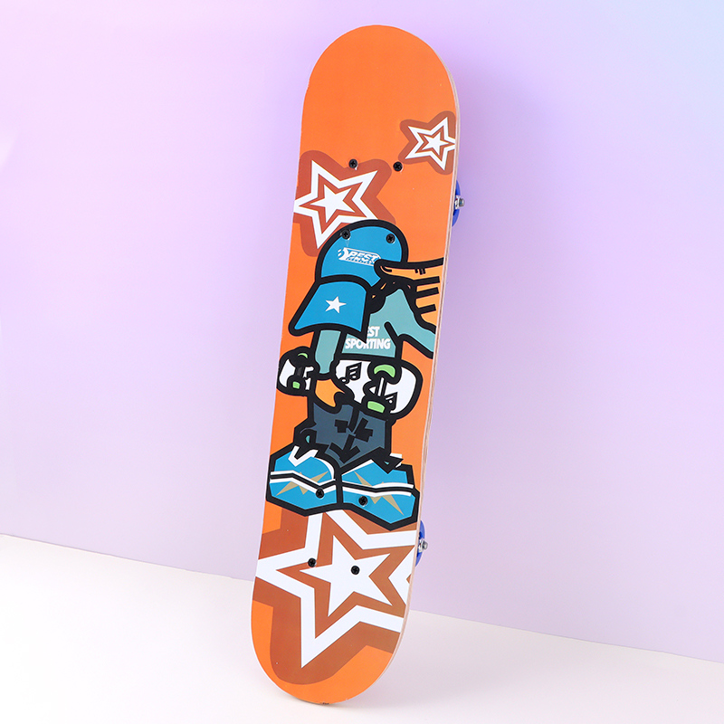 Doodle Series - Cool Boy 24 Inches Skateboard (Load 50KG)