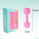 Pink Plastic Dumbbell for Kids 1 Pair (0.75kg)