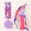 Pink Bow and Arrow Set (with Quiver and Target)