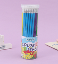 Fluorescent Color Bucket Packed Pencils (50 PCS)
