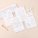 B564 كتاب لفائف مرنة (أغنية القط) خط أفقي