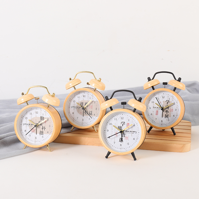 Oriental Rhyme 3 inch alarm clock with two ears