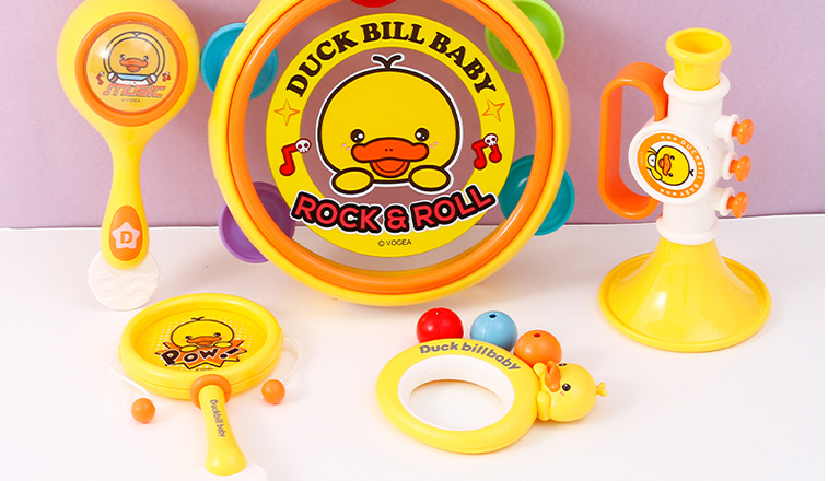 ذات علامة تجارية مشتركة - مجموعة الآلات الموسيقية Platypus Baby Joy