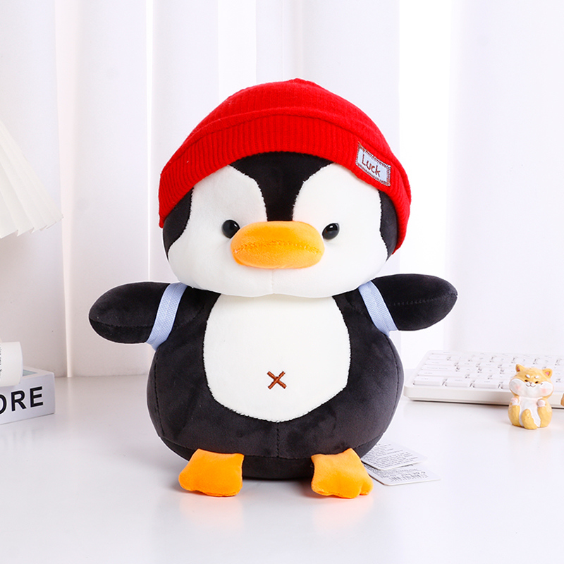 Backpack Penguin 30cm- Red Hat