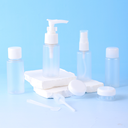 Travel Series Dull Polished Bottles 9PCSSet for Toiletries (B)