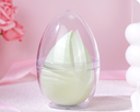 Two Angled Beauty Blender with Clear Egg Case  (Green)
