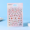 ملصقات فنية للأظافر بلون الأحلام (19#)